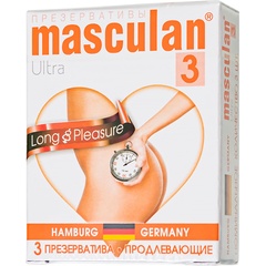  Презервативы Masculan Ultra 3 Long Pleasure с продлевающим эффектом 3 шт 