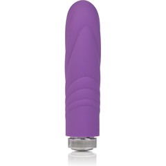  Сиреневый вибромассажер с волнистой поверхностью Charms Velvet Lavender 9,5 см 