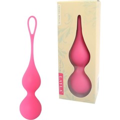  Матовые розовые вагинальные шарики Кегеля Layla Peonia 
