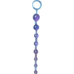  Фиолетовая анальная цепочка 30 см 