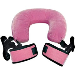  Розовая поддержка с подушкой и фиксаторами лодыжек 