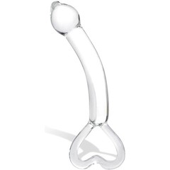  Прозрачный вагинальный стимулятор Heart 24 см 