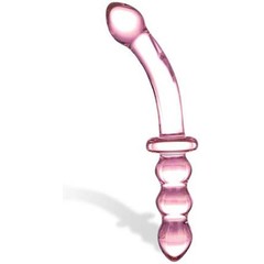  Анально-вагинальный фаллос из стекла Purple Pacifier, 20 см 