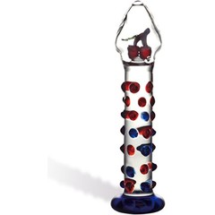  Необыкновенный фаллос ручной работы Cherry Nubby 18 см 