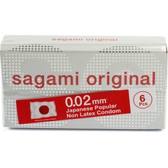  Ультратонкие презервативы Sagami Original 0.02 Quick 6 шт 