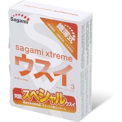  Ультратонкие презервативы Sagami Xtreme Superthin 3 шт 