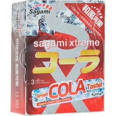  Ароматизированные презервативы Sagami Xtreme Cola 3 шт 