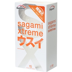  Ультратонкие презервативы Sagami Xtreme Superthin 15 шт 