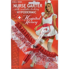  Подвязка медсестры со шприцом 