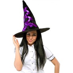  Шляпа ведьмы фиолетовая 