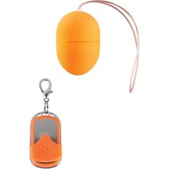 Оранжевое виброяйцо 10 Speed Remote Vibrating Egg Small 