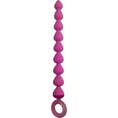  Розовая анальная цепочка Anal Chain 20,5 см 