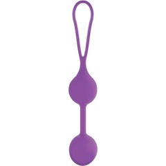  Фиолетовые шарики Pleasure Love Balls для вагинальной стимуляции 