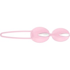  Нежно-розовые вагинальные шарики Smartballs Duo 