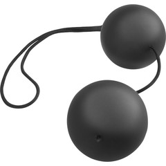  Чёрные анальные шарики Vibro Balls 