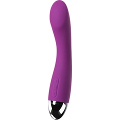  Фиолетовый изогнутый вибратор Amy 17 см 
