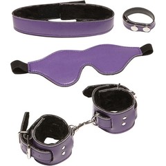  БДСМ-набор X-Play Purple Pleasure из 4 предметов 
