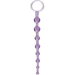  Фиолетовая анальная цепочка First Time Love Beads 21 см 