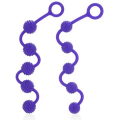  Набор фиолетовых анальных цепочек Posh Silicone “O” Beads 