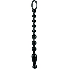  Анальная чёрная цепочка COLT Max Beads 28 см 