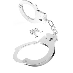  Металлические серебристые наручники Designer Metal Handcuffs 