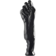  Черный фаллоимитатор-кулак Works Fist of Fury 28 см 
