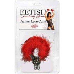  Металлические наручники с пухом Feather Love Cuffs 