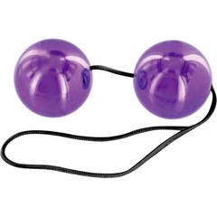  Фиолетовые вагинальные шарики CLASSIX со смещенным центром тяжести 