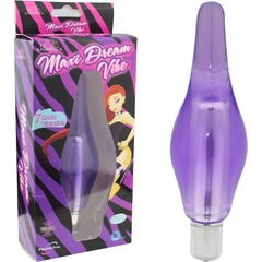  Фиолетовый вибростимулятор-пробка Maxi Dream Vibe 14,5 см 