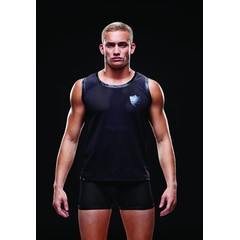  Черная мужская майка 