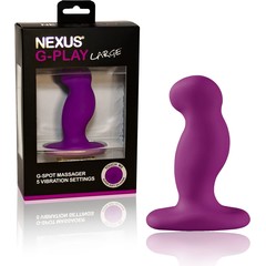  Анальный стимулятор Nexus G-Play Large Purple с вибрацией 10 см 