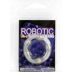 Эрекционное кольцо Robotic Beaded Cockring 