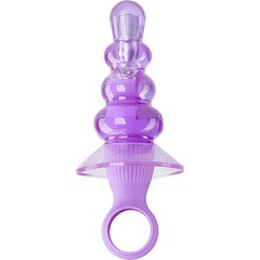  Анальный вибростимулятор My Bum Lollipop Vibro Butt Plug Purple 8,5 см 