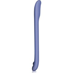  Голубой плоский гнущийся вибромассажер Serenity 20,3 см 