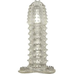  Прозрачная насадка с шипиками Cristal Condom 12,5 см 