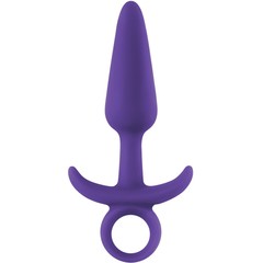  Фиолетовая анальная пробка с держателем INYA Prince Medium 13 см 