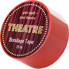  Красный бондажный скотч TOYFA Theatre 15 м 