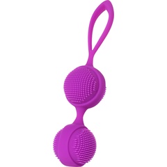  Фиолетовые вагинальные шарики с ресничками JOS NUBY 