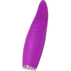  Фиолетовый клиторальный стимулятор с ресничками JOS ALICIA 15,5 см 