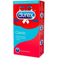  Классические презервативы Durex Classic 6 шт 