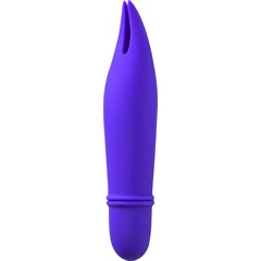  Фиолетовый мини-вибратор Universe Teasing Ears 12,5 см 