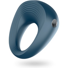 Синее эрекционное кольцо на пенис Satisfyer Power Ring 