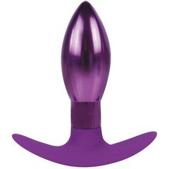  Каплевидная анальная втулка фиолетового цвета 9,6 см 