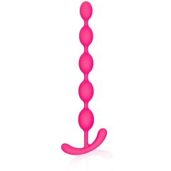  Ярко-розовая анальная цепочка Cosmo 22,3 см 