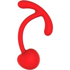  Красный вагинальный шарик с ограничителем 