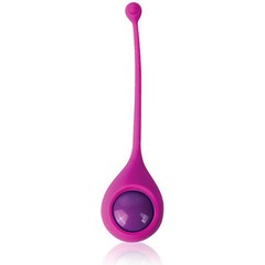 Ярко-розовый вагинальный шарик со смещенным центром тяжести Cosmo 