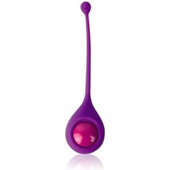  Фиолетовый вагинальный шарик со смещенным центром тяжести Cosmo 