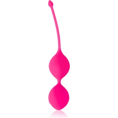  Розовые вагинальные шарики Cosmo с хвостиком 