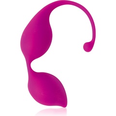  Ярко-розовые фигурные вагинальные шарики Cosmo 