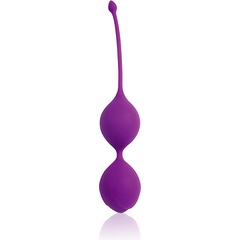  Фиолетовые двойные вагинальные шарики с хвостиком Cosmo 